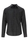 Flags & Anthem Men's Long Sleeve Checker Button Up Shirt In Black In Black