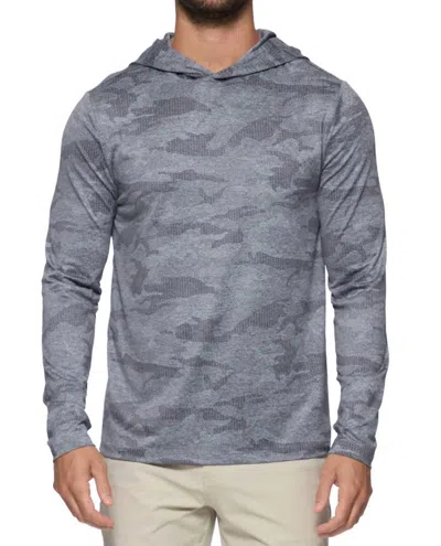 Flags & Anthem Men's Madeflex Performance Hoodie In Destin Camo In Gray