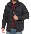 Flags & Anthem Milford Jacket In Charcoal In Pink