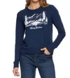 Flags & Anthem Moving Mountains Sweatshirt In Blue