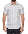 Flags & Anthem Powell Short Sleeved Shirt In Faded Blue/red In Gray