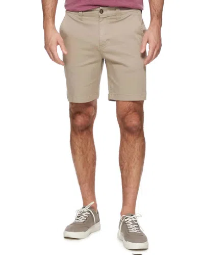 Flags & Anthem Stilwell Garment Dye Shorts In Khaki In Brown