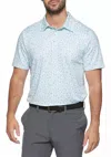 Flags & Anthem Sunnyvale Island Print Polo Shirt In Mint In Blue