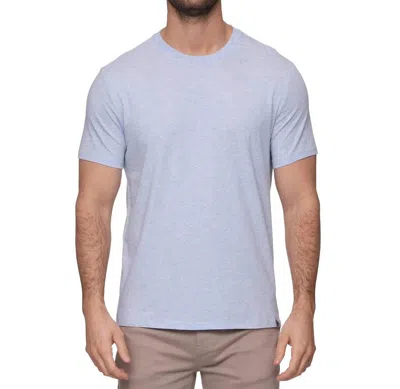 Flags & Anthem Tae Essential Tee In Sky Blue Heather In Gray