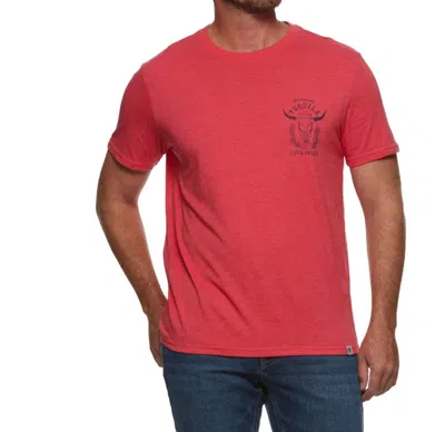 Flags & Anthem Traditional Tequila Tee In Red
