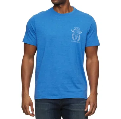 Flags & Anthem Traditional Tequila Tee In Royal Blue