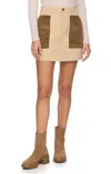 Flags & Anthem Utility Mini Skirt In Brown /tan In Neutral