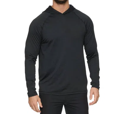 Flags & Anthem Vick Performance Hoodie In Charcoal In Black
