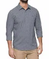Flags & Anthem Westerly Long Sleeve Performance Icon Shirt In Black/charcoal