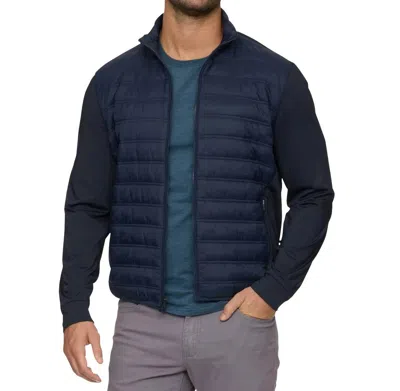 Flags & Anthem Worthington Performance Puffer Jacket In Navy In Blue