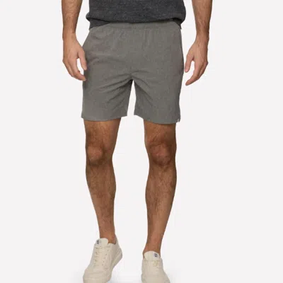Flags & Anthem Wright Athletic Short In Med Gray