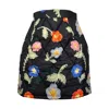 Flainer Women's Black Flower Powers Puff Skirt In Black