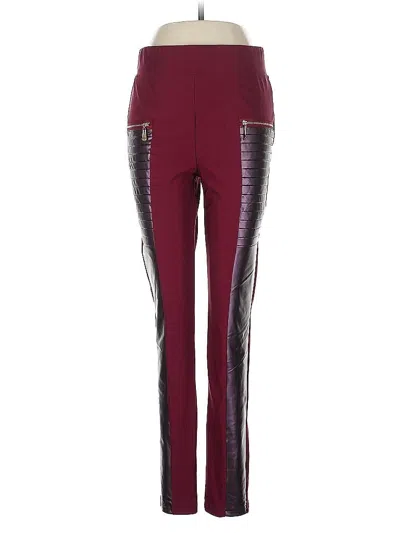 Pre-owned Flamingals By Flamingo Shop Active Pants In Burgundy