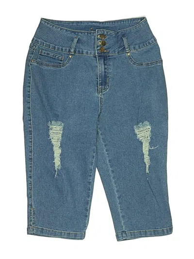 Pre-owned Flamingo Denim Shorts In Blue