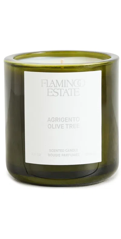 Flamingo Estate Ancient Agrigento Olive Tree Candle Green