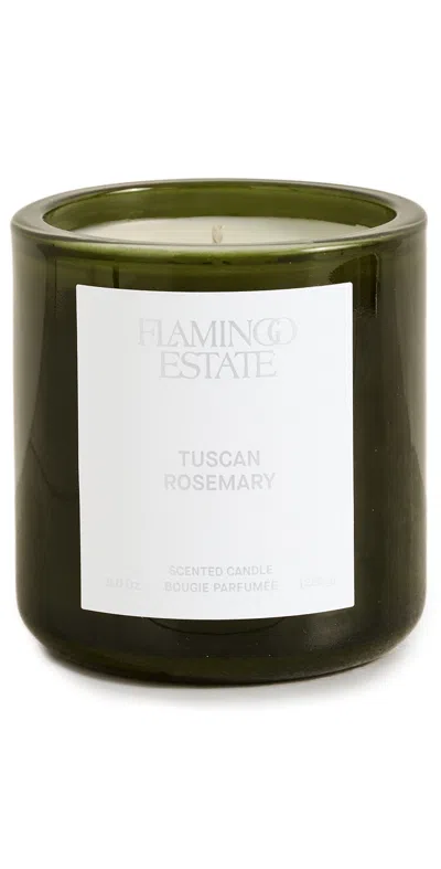 Flamingo Estate Climbing Tuscan Rosemary Candle Green