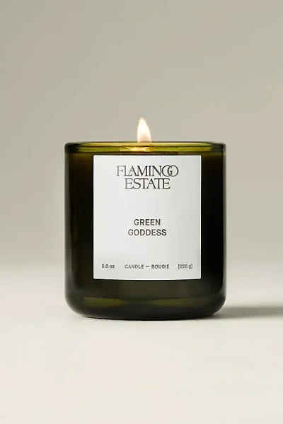 Flamingo Estate Fresh Green Goddess Boxed Glass Candle