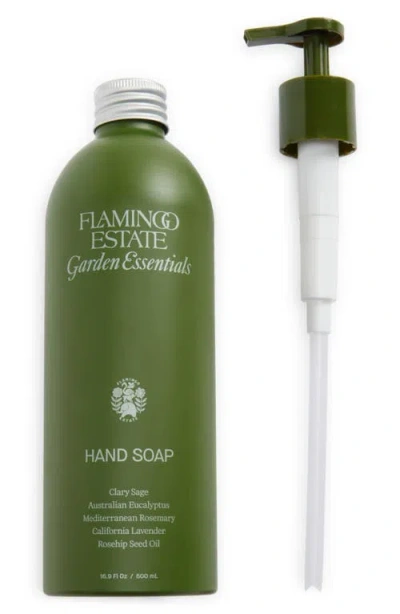 Flamingo Estate Rosemary & Clary Sage Hand Soap With Pump 16.9 Oz. In Green