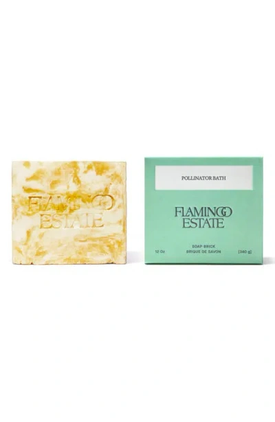 Flamingo Estate Pollinator Bath Soap Brick In Transparent