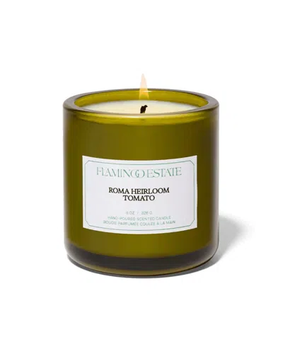 Flamingo Estate Roma Heirloom Tomato Candle In Green