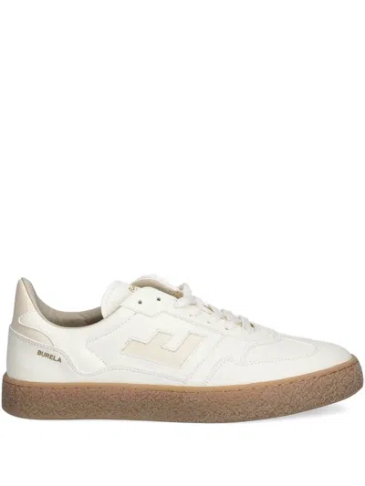 Flamingos Burela Bold Logo-patch Panelled Sneakers In White
