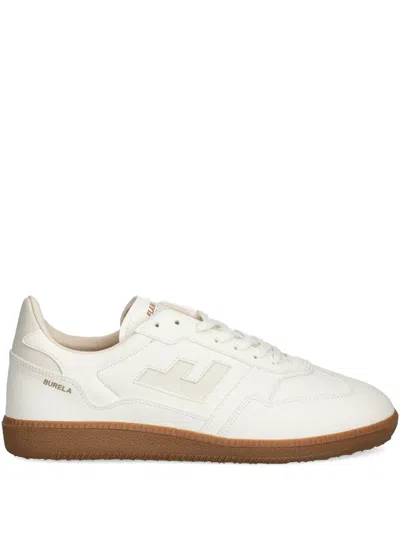 Flamingos Burela Slim Logo-appliqué Sneakers In White