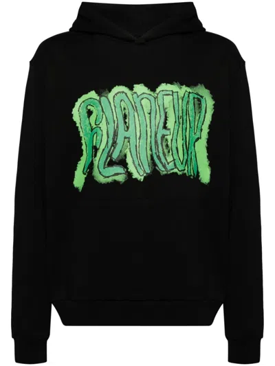 Flâneur Artist Hoodie In Black