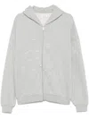 Flâneur Blossom Patches Hoodie In Grey