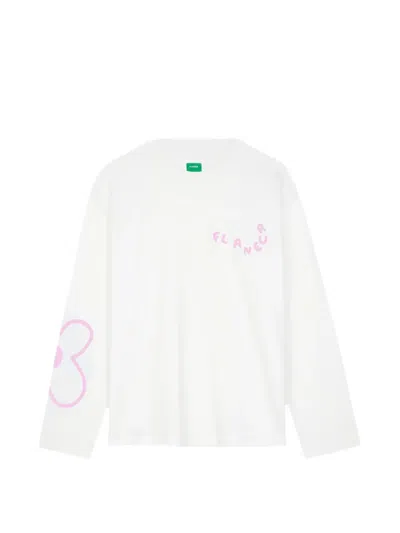 Flâneur Blossom T-shirt In White