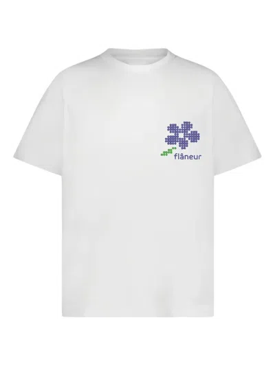Flâneur Cotton T-shirt In White