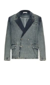 Flâneur Denim Blazer New Indigo In New Indigo