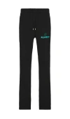 Flâneur Flower Doodle Sweatpants In Black