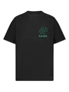 Flâneur Flower-graphic T-shirt In Black