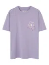 Flâneur Flower-print T-shirt In Purple