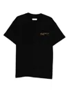 Flâneur Lanterns Of Love Graphic-print Cotton T-shirt In Black
