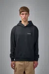 Flâneur Logo Hoodie In Black