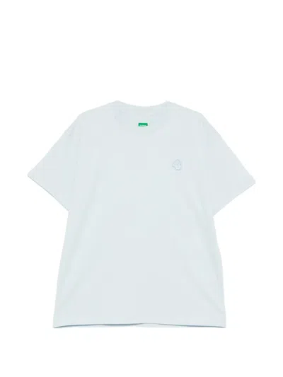 Flâneur Logo-patch T-shirt In Blue