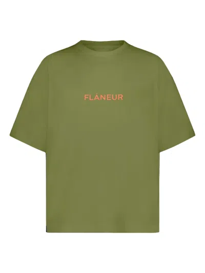 Flâneur Logo-print T-shirt