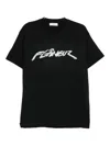 Flâneur Logo-print T-shirt In Black
