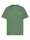 Flâneur Logo-print T-shirt In Green