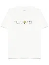 Flâneur Logo-print T-shirt In White