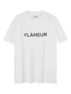 Flâneur Logo-print T-shirt In White