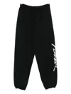 Flâneur Logo-print Track Pants In Black