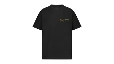 Pre-owned Flâneur Men's Flaneur Lanterns Of Love T-shirt In Black