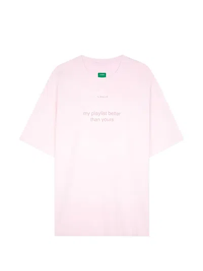 Flâneur Playlist T-shirt In Gray