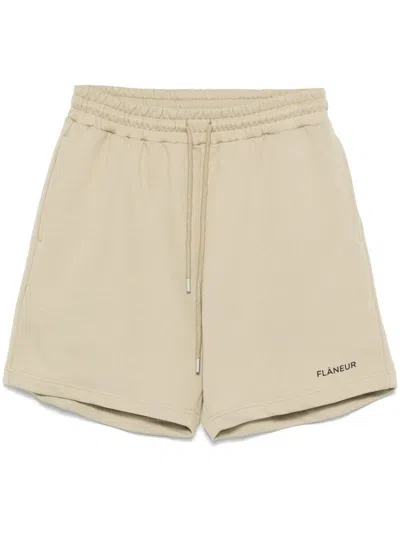 Flâneur Shorts In Neutral