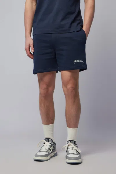 Flâneur Signature Shorts In Blue