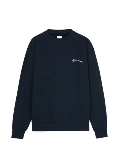 Flâneur Signature Sweatshirt In Blue