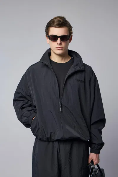 Flâneur Sound & Design Oversized Track Jacket | Ftrj138 | Black 999