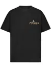 Flâneur Flaneur Passage Of Time Black T Shirt In Black